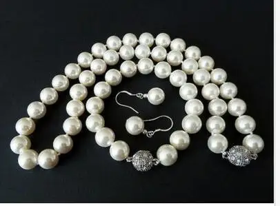 

Комплект из колье, браслета и сережек, 14 мм