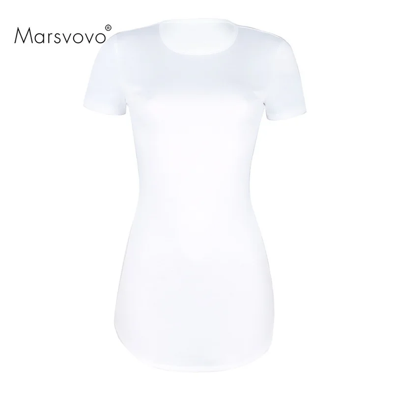 

Marsvovo Women White Shirt Dress Short Sleeve Summer Bodycon Casual Mini Vestidos Club Party Girl Street Wear Dress Evening