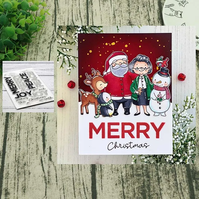 

Прозрачные силиконовые штампы с надписью, печать для «сделай сам», скрапбукинг, фотоальбом, декоративный прозрачный штамп