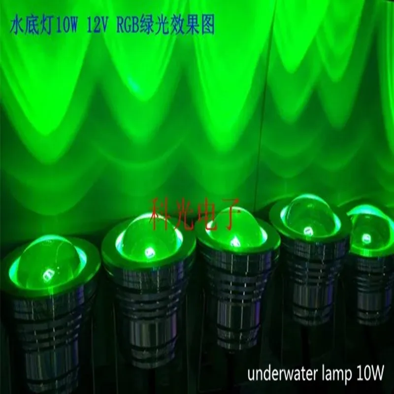 10 Вт подводная лампа 12 В светодиодное освещение RGB белый теплый белый красный зеленый синий водонепроницаемый IP68 ультра яркость лампы проек... от AliExpress WW