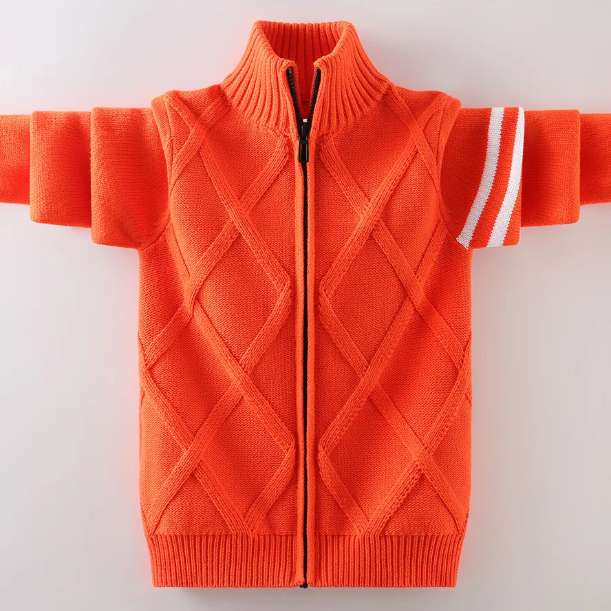 Зимний Детский свитер сохраняющая тепло новая хлопковая одежда кардиган для