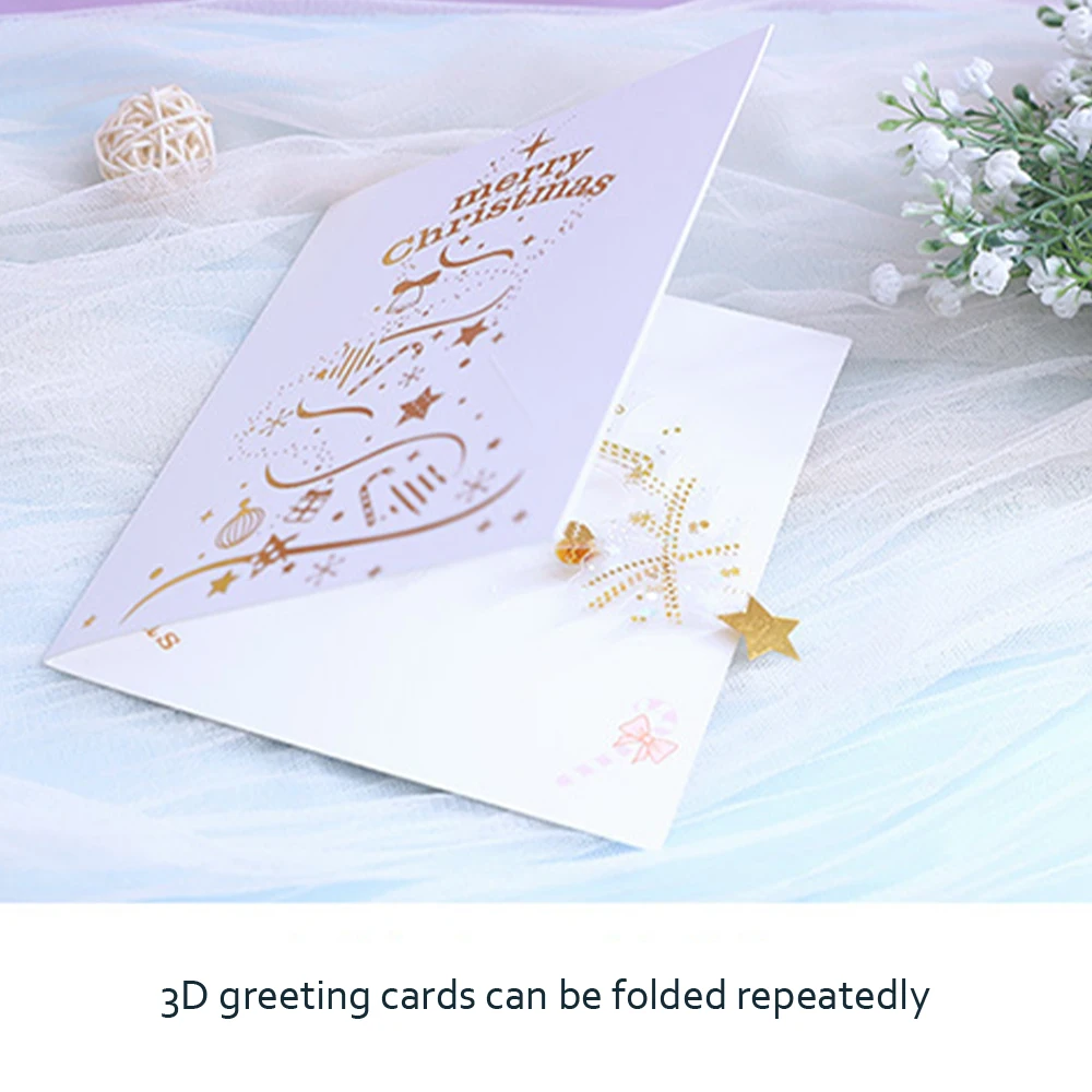 

ПВХ полый Хрустальный бриллиант 3D поздравительная открытка с надписью Bless 3D благословение открытка спасибо открытка ручной работы интерес...