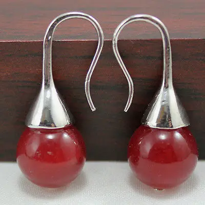 

Серьги-Крючки из нефрита, 12 мм