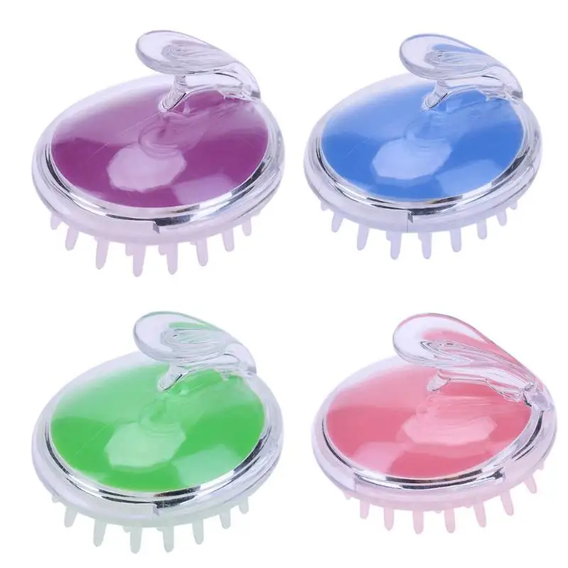 

Silicone Head Massage Scalp Brush Hair Shower Bath Spa Slimming Comb