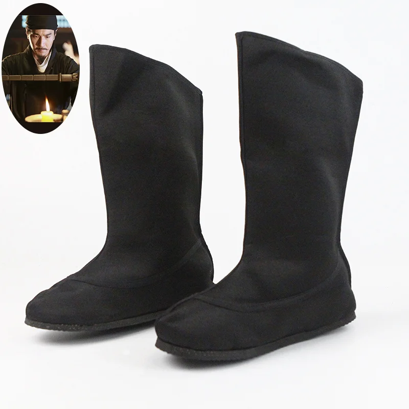 Китайские костюмы для кино и ТВ ботинки ханьфу мужчин женщин косплей обувь