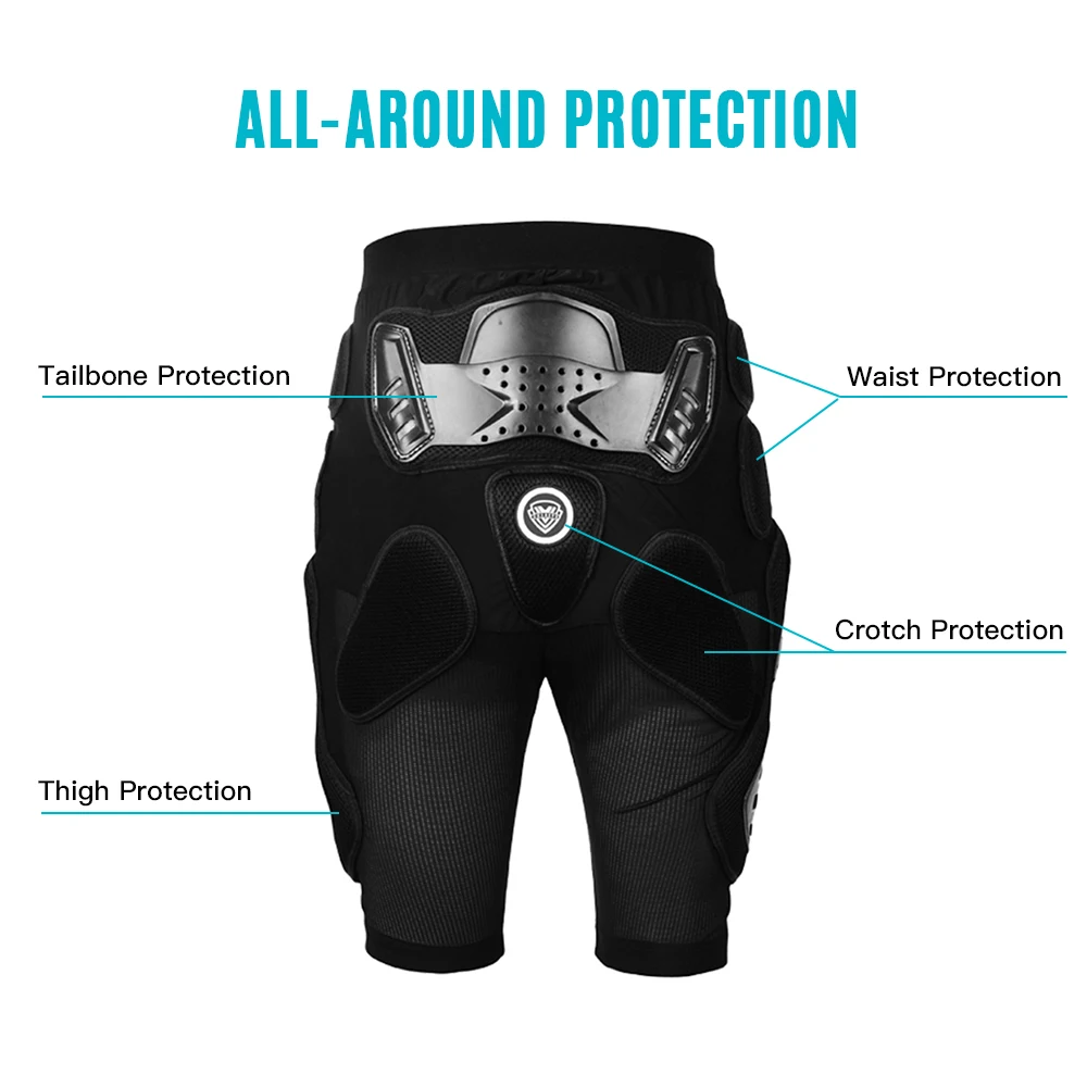 

Hip Protection Riding Armor Pants Protective Pad Shorts for Motorcycling Mountain Bike Cycling Skiing Skating Winter Sports