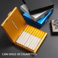 1pcs cigarette case smoking accessories metal men gift tobacco holder pocket box 9 28 22cm cigar storage container 2021 new