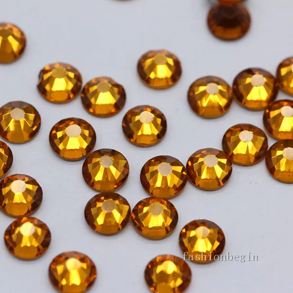 gold Высокое качество ss16 43 цвета серебряный с плоской задней частью не горячей фиксации хрустальные стразы для украшения ногтей свадебные открытки для изготовления стеклянных камней - Цвет: gold