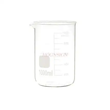 

1000ml glass beaker scale beaker high borosilicate high temperature resistant thick glass glass instrument