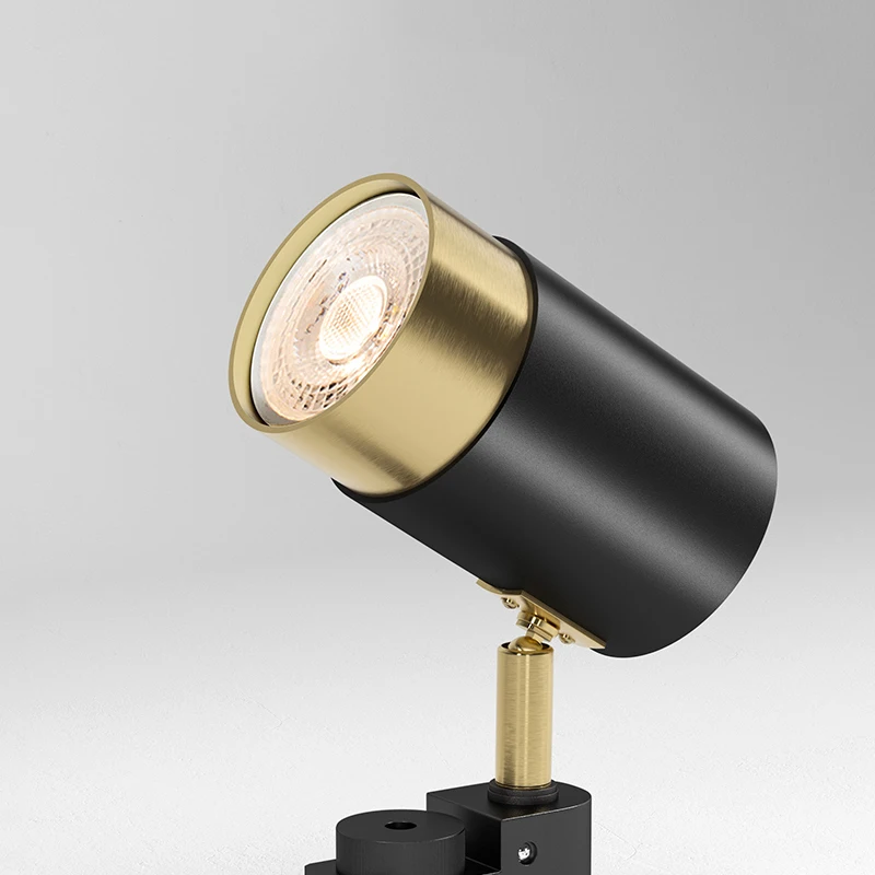 Светодиодный Трековый светильник GU10 лампочка Точечный для кабинета свободно