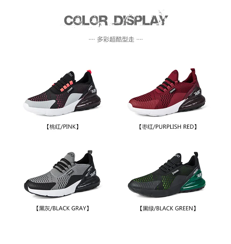 

Men's air cushioned anti-shock running shoes fashion sneaker Student Casual Breathable walking Sneaker Trendy Non-slip shoes