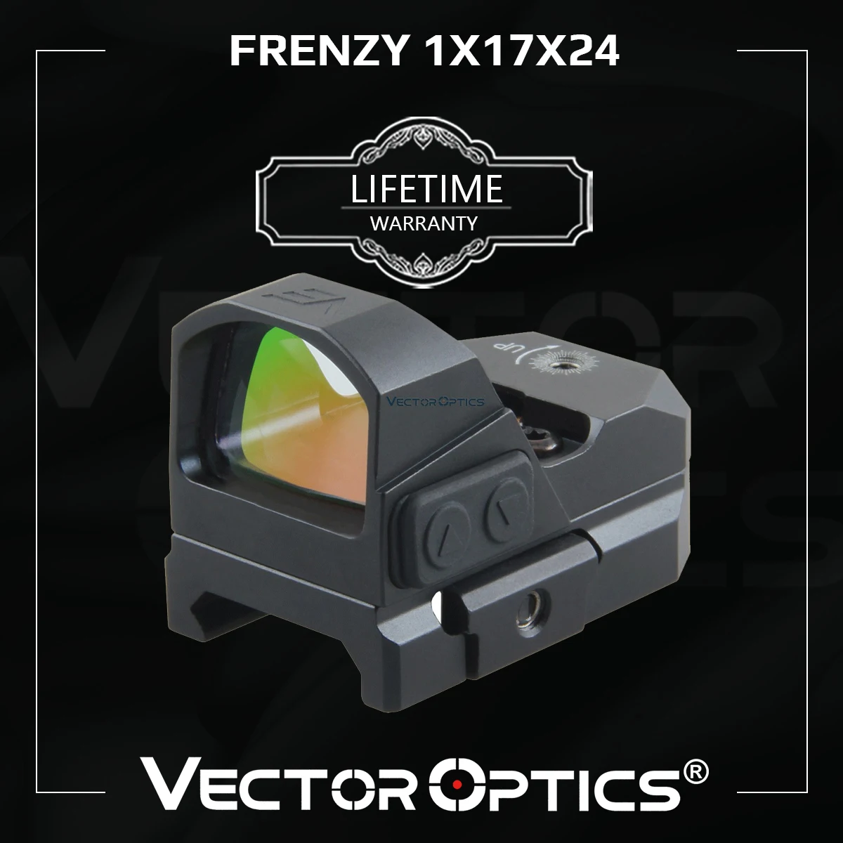 

Vector Optics Frenzy 1x17x24 Red Dot Scope Pistol Handgun Sight IPX6 Water Proof Fit 21mm Picatinny GLOCK 17 19 9mm AR15 M4 AK