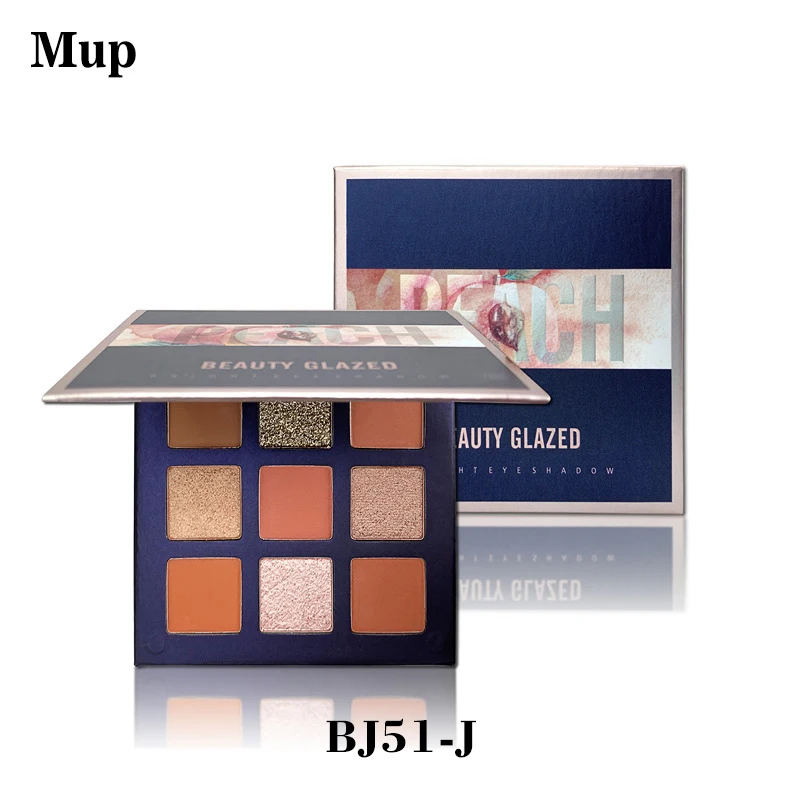 Косметический глазурованный макияж тени для век водостойкие кисти макияжа 9