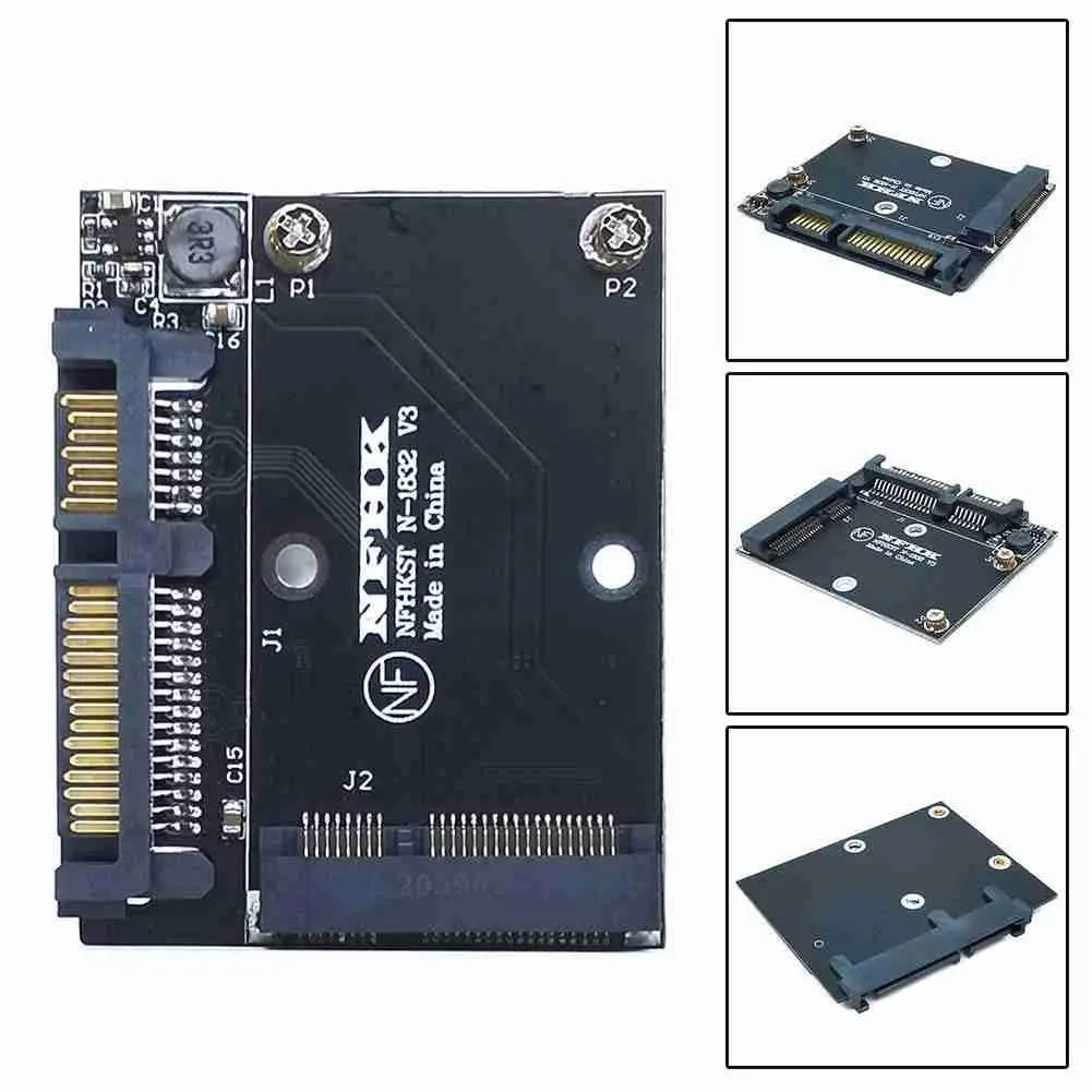 

Wholesale Msata Hard Drive To Sata SSD State Hard Drive Adapter Card 2.5 Inch Hard Drive Module Board Mini Pcie Ssd