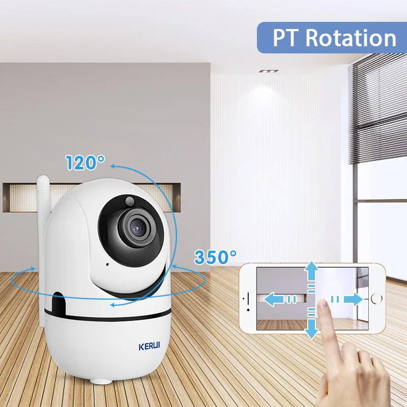 KERUI мини Беспроводной Wi Fi IP Камера 1080P проектор для домашнего безопасности