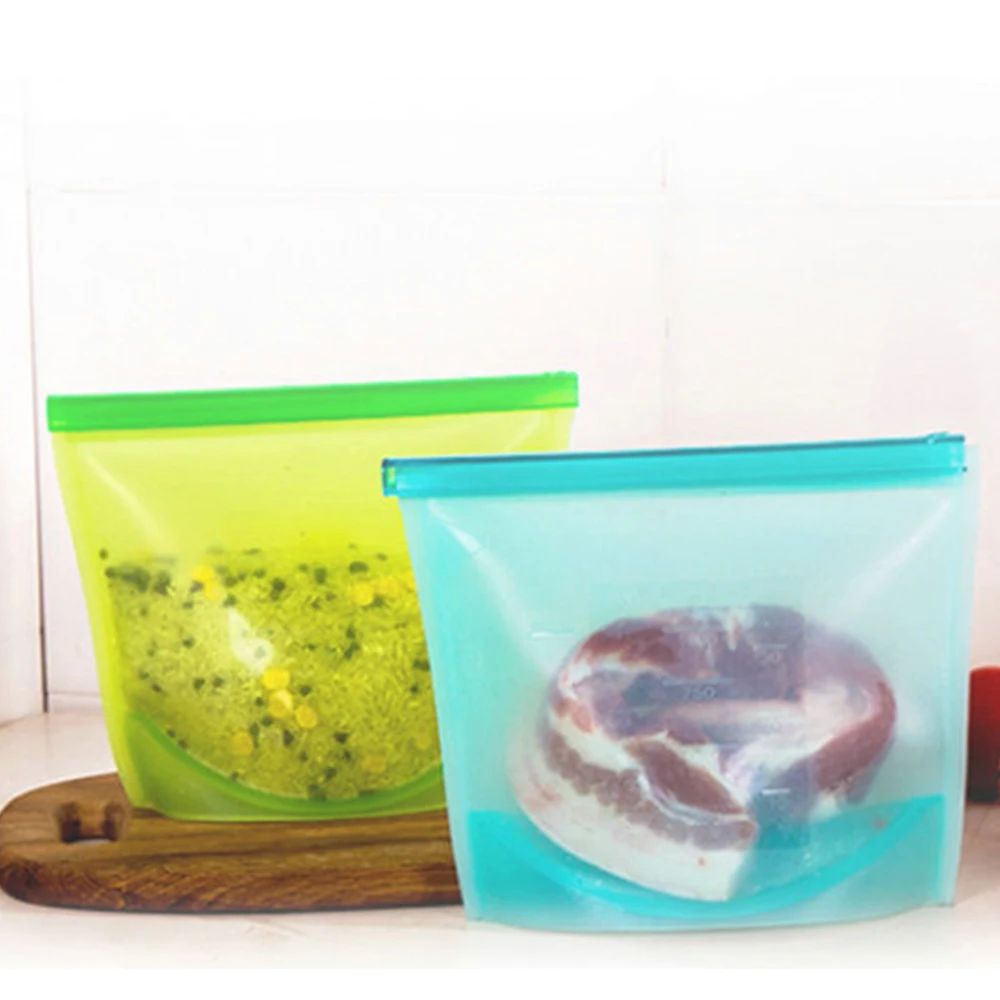 Многоразовые Пакеты для холодильника кухонные пакеты хранения пищевых