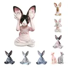 Чудесная статуэтка Будды, кошки, милая кошка-сфинкс, медитация, Будда, художественные скульптуры, уличные садовые статуэтки, статуэтка кошки, Будда