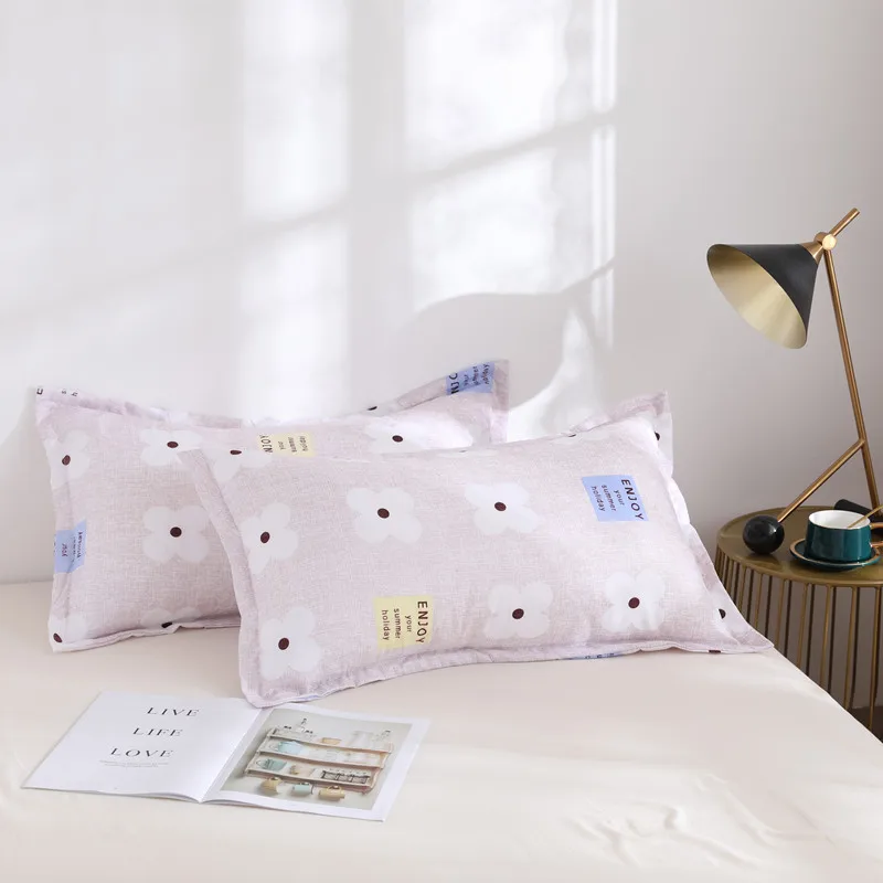 2 шт. модные наволочки Геометрическая полоса цветок мягкая наволочка постельные