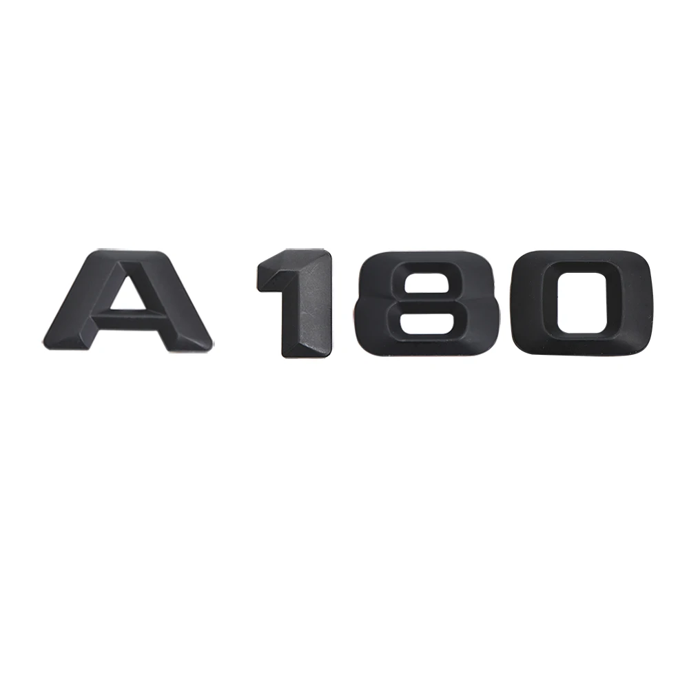 1X 3D ABS Матовый Черный пластик A180 багажник задний логотип значок эмблема наклейка