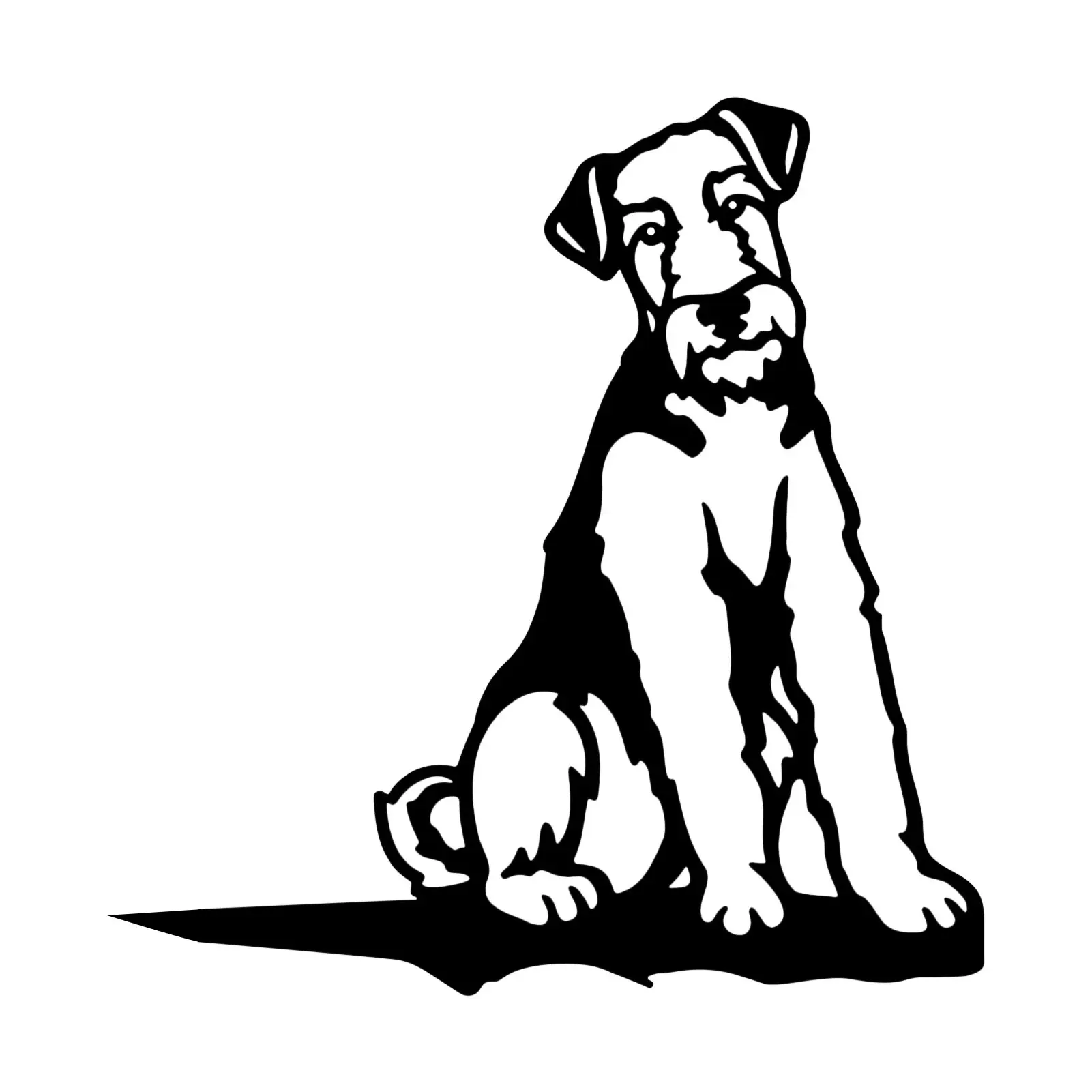 

Metal Dog Silhouette Metal Animal Garden Decor For Tree Backyard For Mothers Day Fathers Day Birthday Indoor And Outdoor Decor