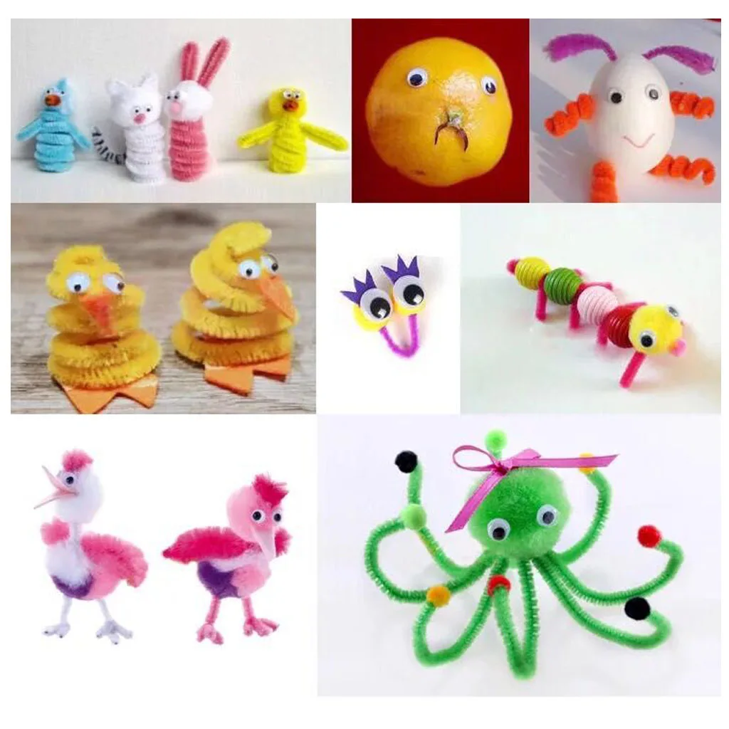 168x Assorted Color Googly Wiggly Eyelash Eyes SELF ADHESIVE DIY Crafts 12mm | Дом и сад