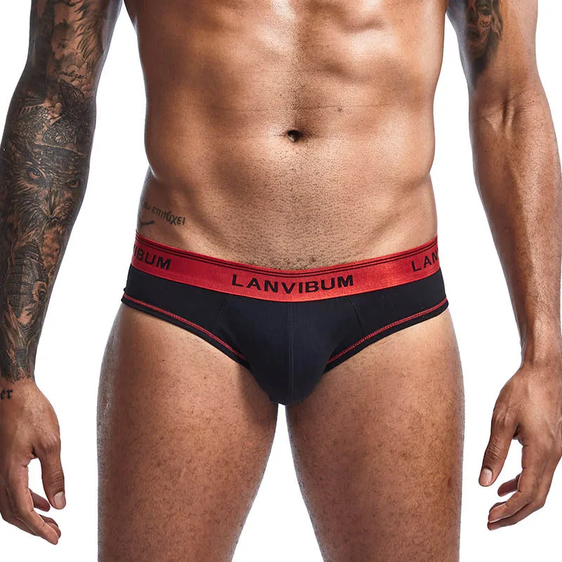 Сексуальное нижнее белье мужские трусы сuecas бикини Слип Homme Короткие U выпуклая