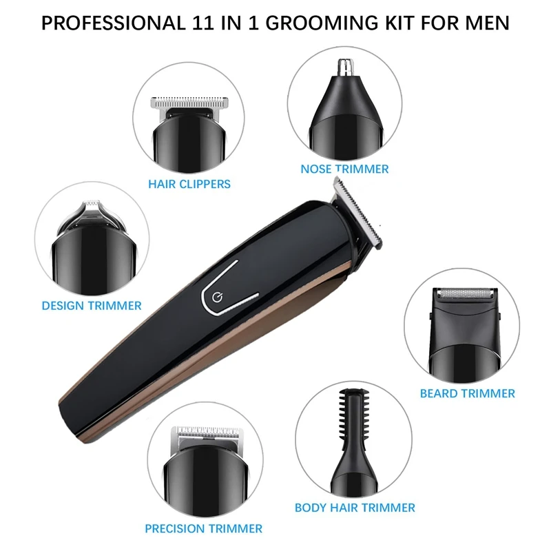 

5 in 1 Multifunction Hair Clipper Nose Hair Trimmer Electric Beard Trimmer Hair Cutting Machine Trimmer Cutter EU Plug