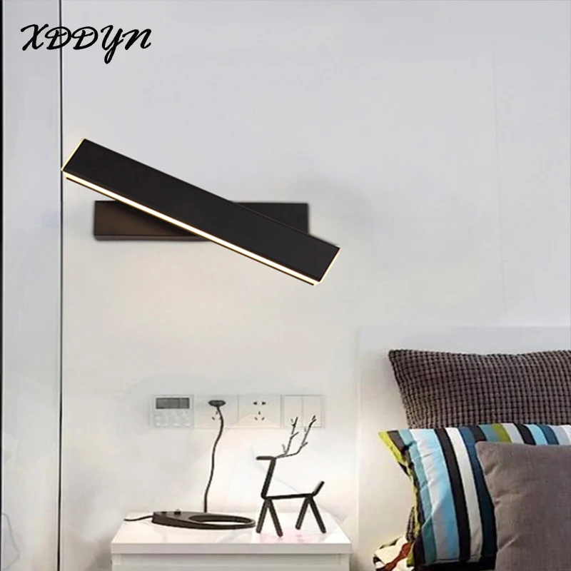 

XDDYN home decorate black&white led wall lamp for bedroom living room study room sconce wall light indoor lights aluminum alloy