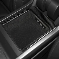 interior sticker stylish portable interior carbon fiber armrest storage box cover car decal car cover