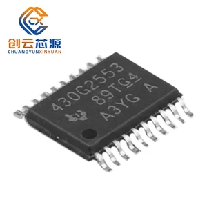 1Pcs New Original MSP430G2553IPW20R TSSOP-20 Arduino Nano Integrated Circuits Operational Amplifier Single Chip Microcomputer