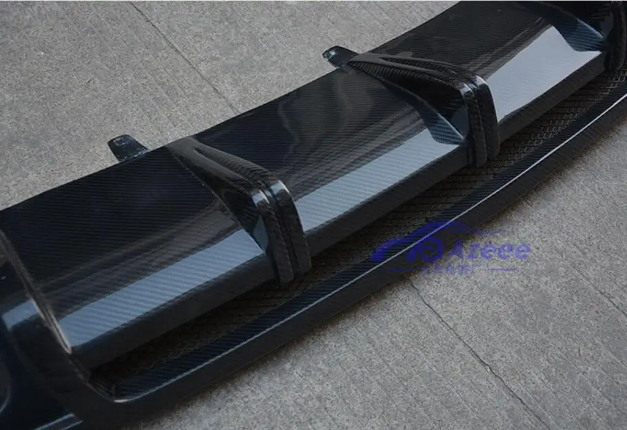 Губа заднего бампера из углеродного волокна автомобильный диффузор подходит для