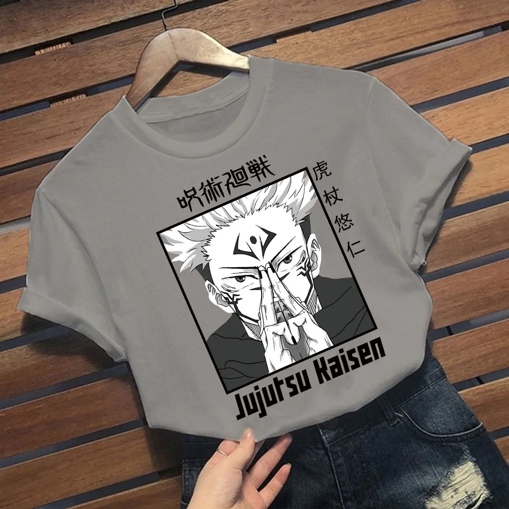 

Jujutsu Kaisen Gojo Satoru Itadori Megumi Toge Men Tshirt Clothes Couple Casual Short Sleeve Unisex Men Tshirt Clothes Male Tops