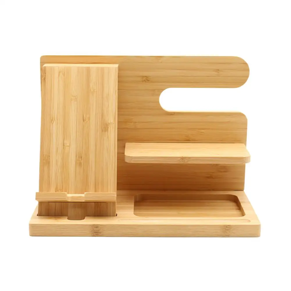 charger station phone holder stand for xiaomi charging docking station bamboo charger for iphone ipad forsamsung free global shipping