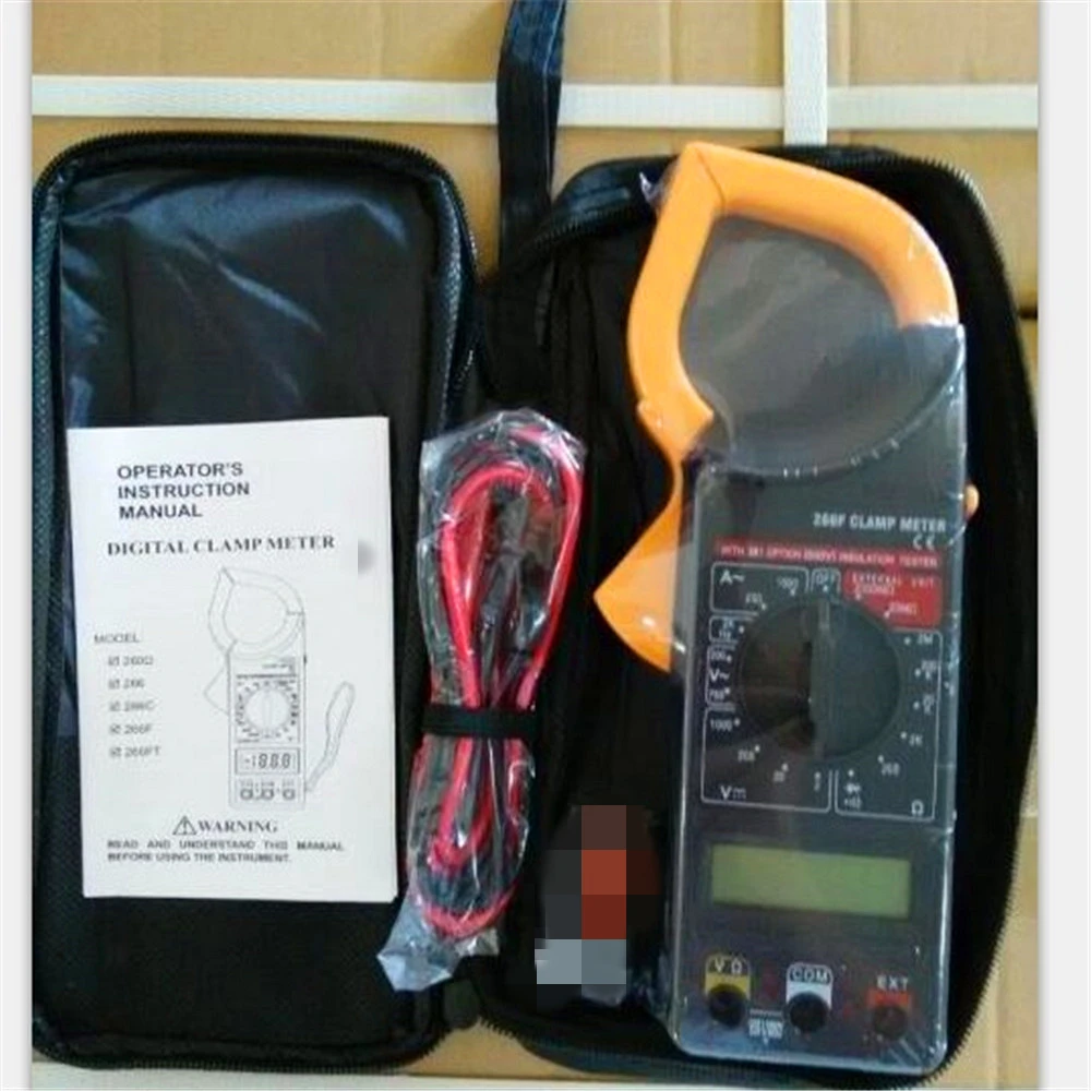1 комплект портативный тестер сопротивления напряжения переменного тока DT266F