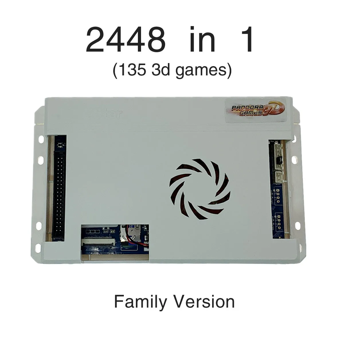 2448 в 1 3D Pandora Saga игровая коробка семейная версия аркадный шкаф HD видео Jamma HDMI VGA Консоль геймпад материнская плата FBA MAME PS