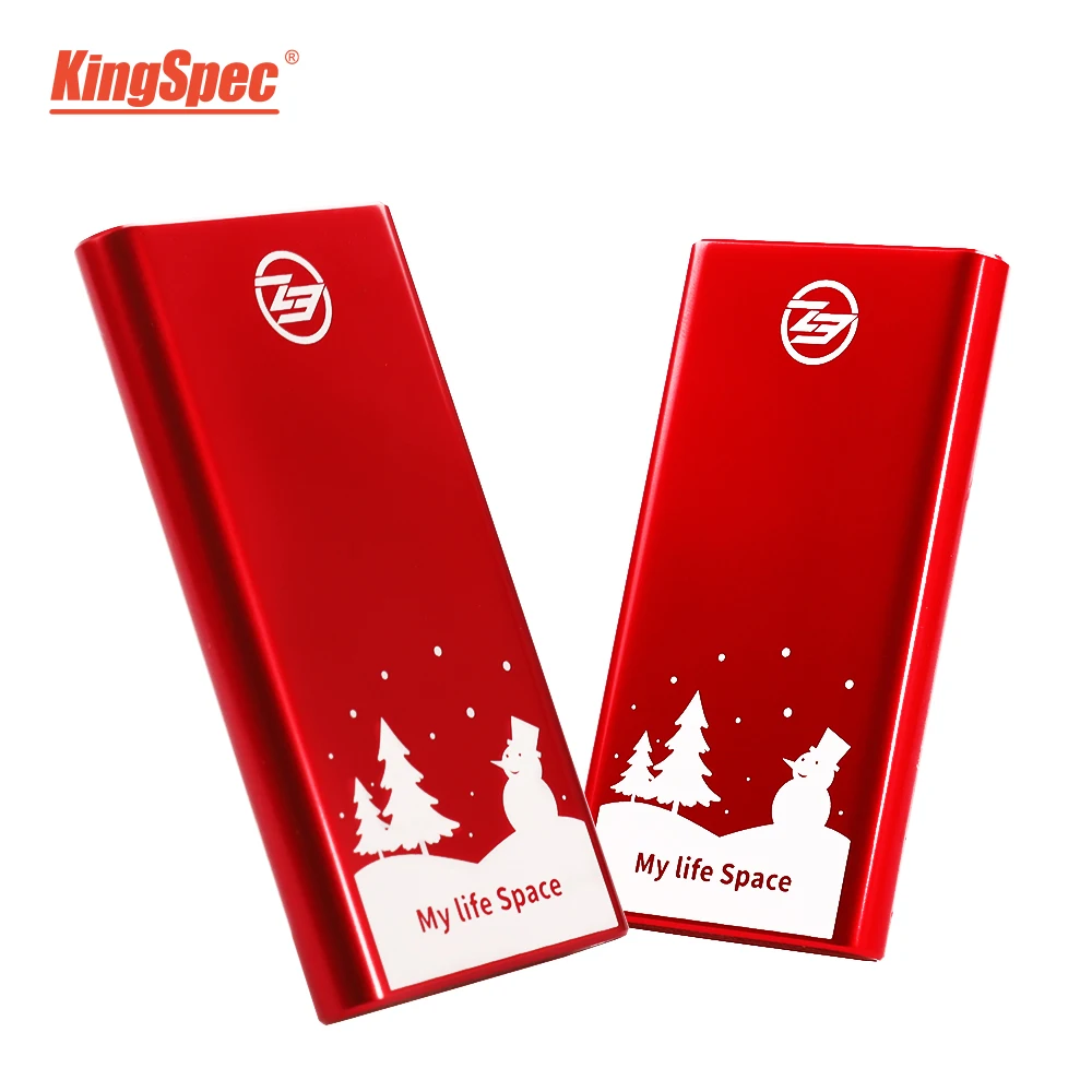 KingSpec портативный SSD Внешний жесткий диск 1 ТБ 120GB 240GB 512GB type-c USB 3,1 внешний SSD 1 ТБ HDD для портативных ПК на Рождество