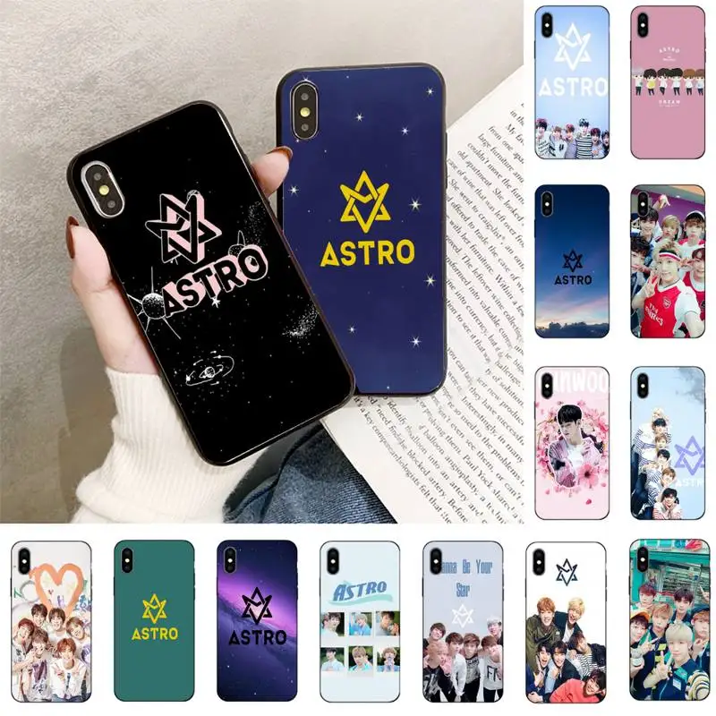 KPOP ASTRO в форме сердца K POP Чехол для мобильного телефона iPhone 11 8 7 6 6S Plus plus X XS Макс 5 5S