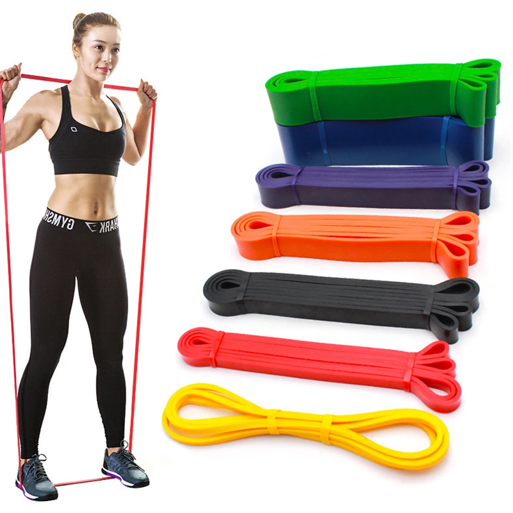 Resistance Bands For Fitness Rubber Bands Pull Up Exercise Elastic Muscle Strengthen Stretch Yoga Pilates Gym Workout Equipment