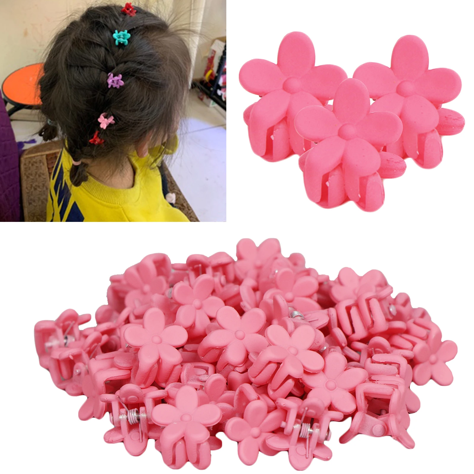 Заколка для волос 10/20/50 шт./компл. с милыми меховыми Кулачковый Зажим средства по