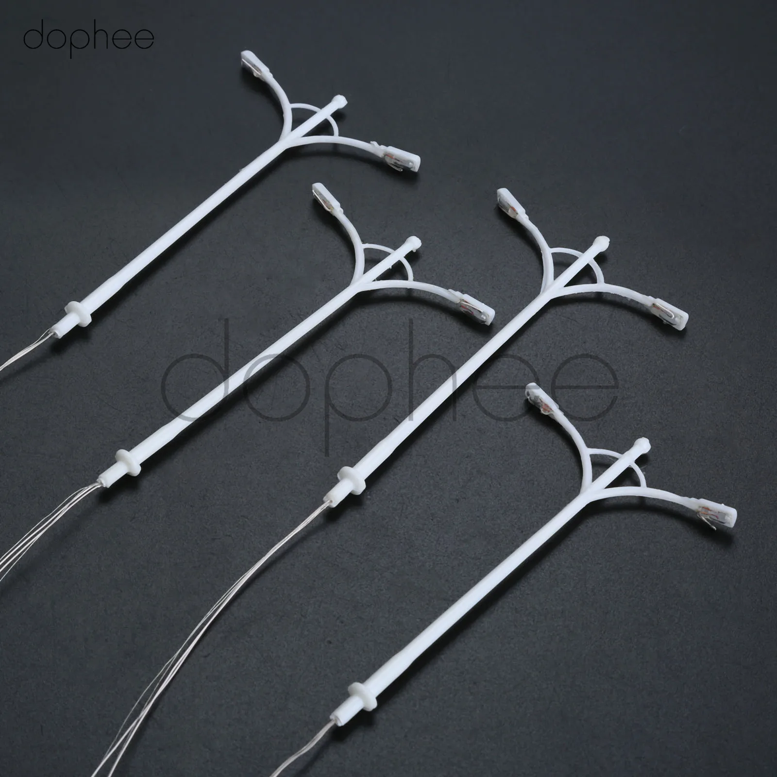 Dophee 10 шт. модель железнодорожного поезда лампа столб уличные фонари масштаб 1:100