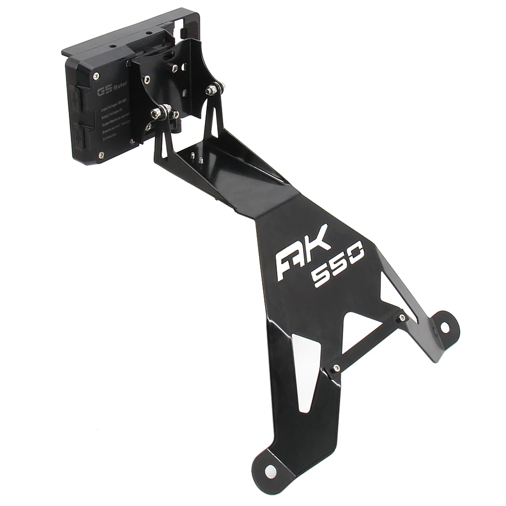 new motorcycle accessories bracket mobile phone gps board bracket mobile phone holder usb for kymco ak 550 ak550 ak550 free global shipping