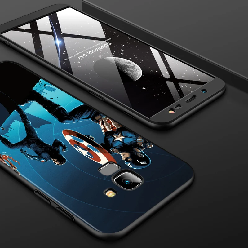 

Marvel Captain-America for Samsung J2 J3 J4 J5 J6 J7 J730 J8 2015 2016 2017 2018 EU Duo Core Plus Prime TPU Black Phone Case