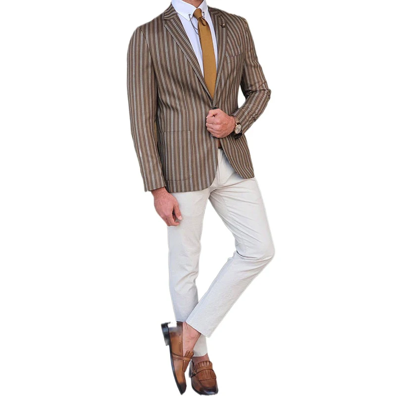 

2021 Autumn And Winter New Fashion Trend Jacket Casual Men's Suit