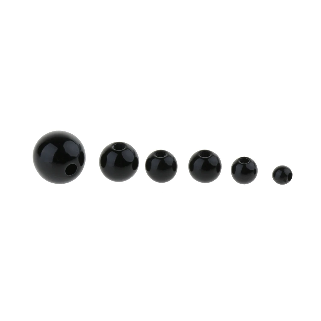 

1380 PCS 3-8mm Black Plastic Safety Eyes for Puppet Doll Craft DIY Making