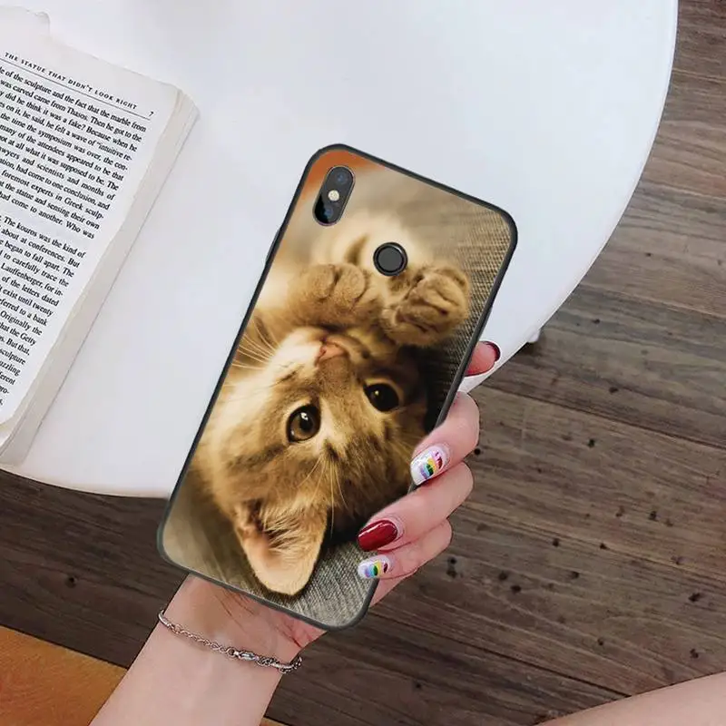 

cute cat funny cover high quality fundas Phone Case For Xiaomi Redmi note 7 8 9 t k30 max3 9 s 10 pro lite