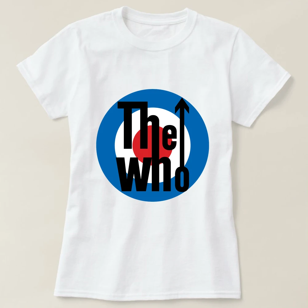 

Carvenjaeing THE WHO Rock Band DJ T-shirt Fashion Male Famale Musci Tee Theme Tshirt Trendy Cotton Summer Tshirts Drop Shipping