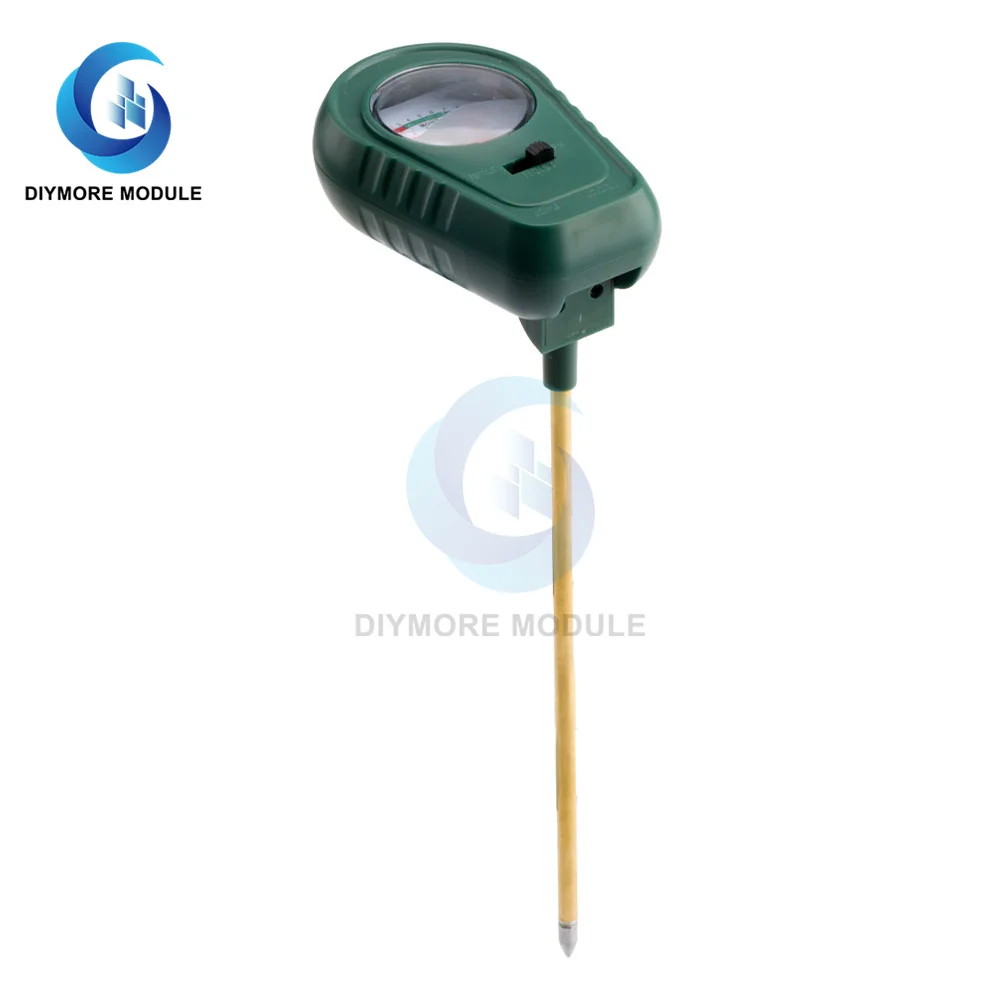 3 in 1 Soil PH Meter Sunlight Tester Garden Flowers Moisture Sensor Plants Acidity Humidity Monitor Detector | Электронные