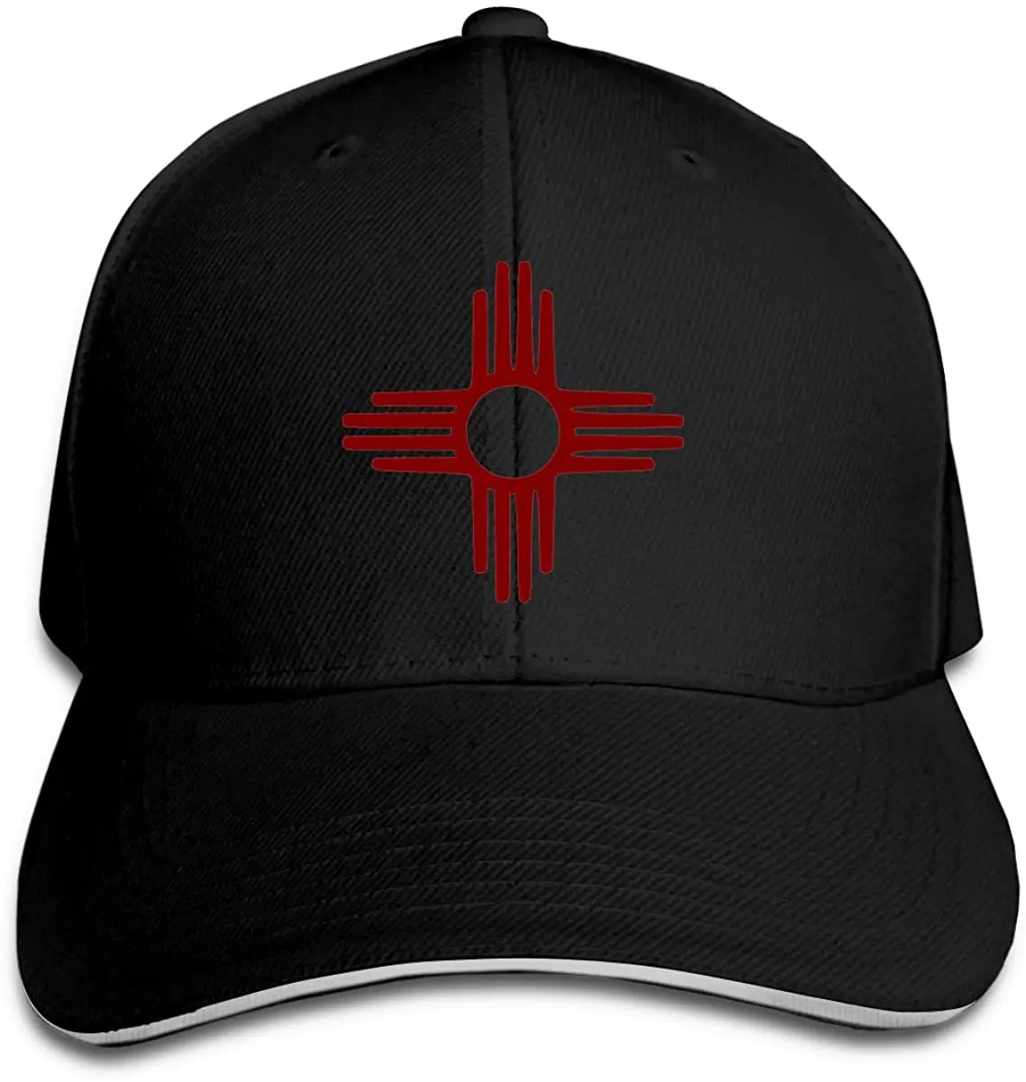 

Zia Pueblo Flag Unisex Hats Trucker Hats Dad Baseball Hats Driver Cap