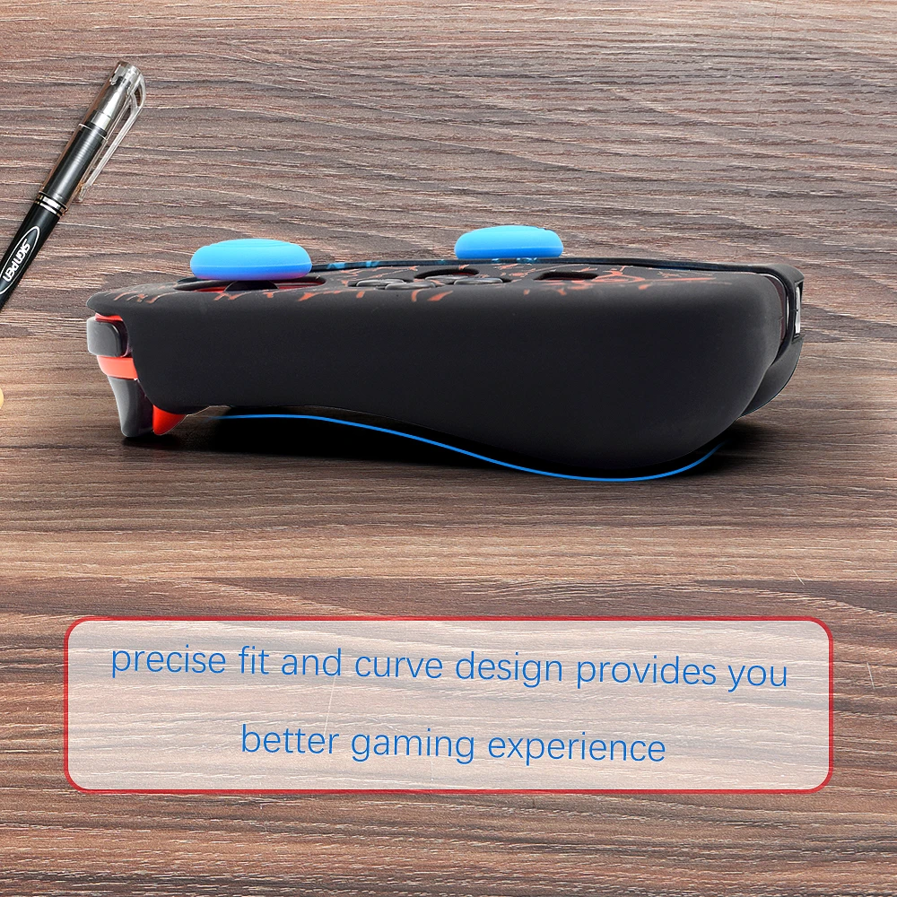 Чехол для Nintendo Switch Joycon силиконовый чехол с колпачками аналоговых стиков|Чехлы| |