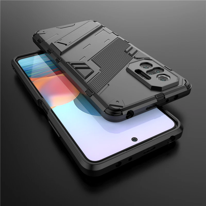 for xiaomi redmi note 10 pro case protective case for redmi note 10s 10t 9 pro 9s 9t 9a 9c cover armor invisible phone holder free global shipping